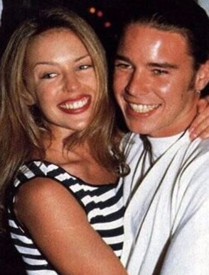 Brendan Minogue with his sister, Kylie Minogue. 